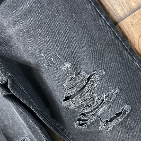 Levi's ribcage straight ankle black button fly Jeans - Picture 9 of 15